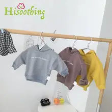

Baby Hoodies Sweatshirt Cotton Letter Print Loose Casual Hooded Weatshirt The Autumn New Arrival For Unisex Infant Baby Clothing