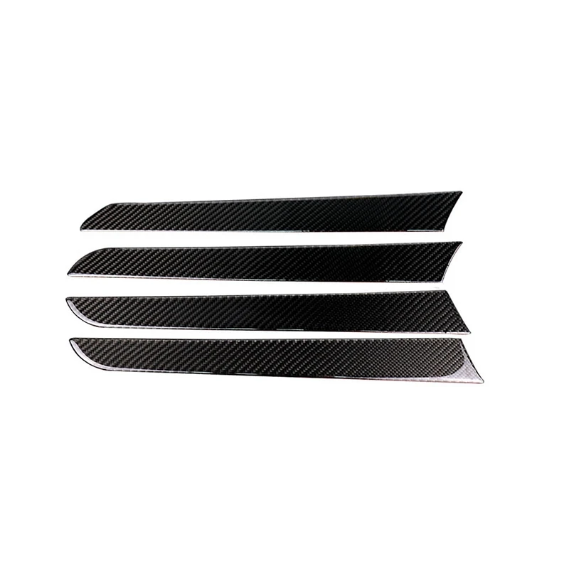 

Carbon Fiber Car Interior Left Hand Drive Dashboard Panel Decal Cover Trim Strips For Audi A4 B8