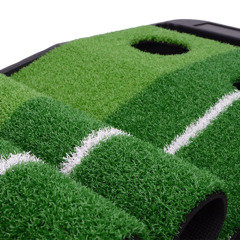 PGM indoor Golf Putter Practice Set Putting Green Trainer Green Mat Automatic Return Fairways Equipment Golf Training Aids (4)
