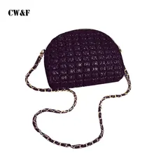 Кроссбоди женская сумка женщин сумки Модные Винтажные кружева оболочки цепочка сумки через плечо кошелек Чехол