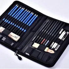 40 шт./компл. карандаш для эскизов комплект деревянная ручка угольная ручка мягкий жесткий студент Искусство Эскиз Картины поставки Школа Ничья инженер рисунок