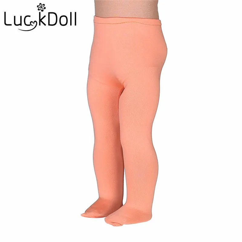 

LUCKDOLL Solid Color Leggings Band Fit for 43 cm Doll or 18 inch Doll Accessories for Dolls