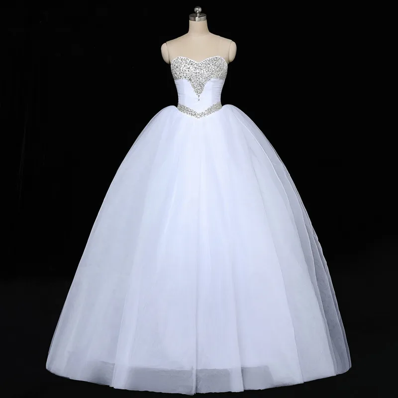 2019 удивительные кристаллы свадебные платья плюс размер свадебные платья свадебное платье