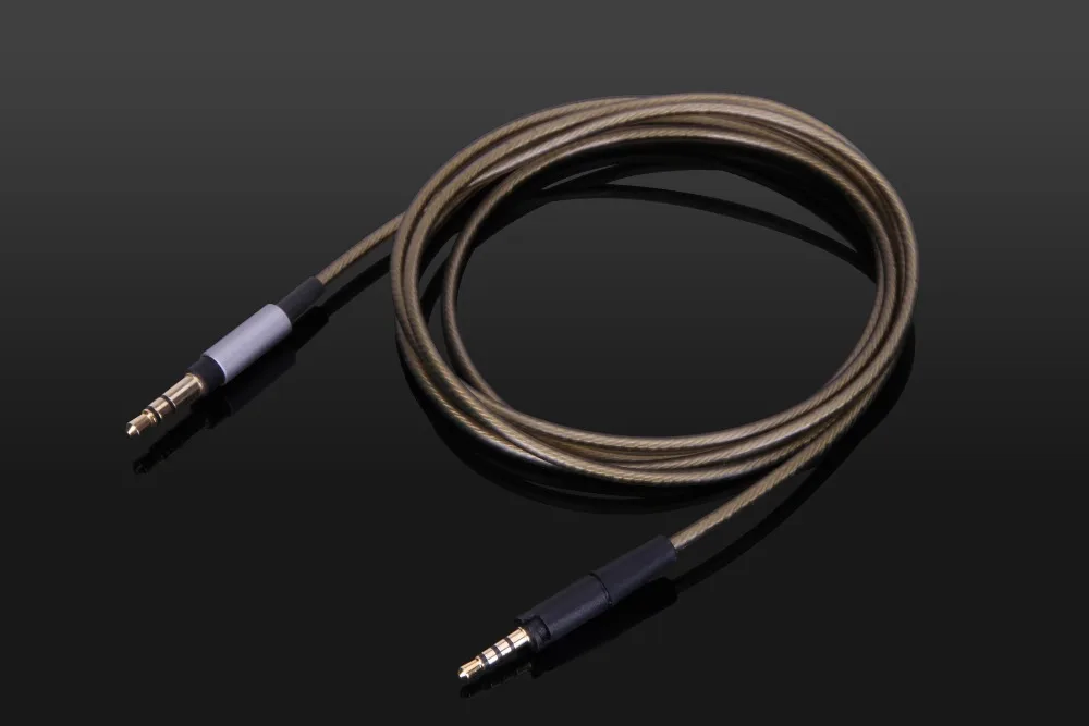  Nuovo Sostituzione di Aggiornamento Argento Cavo Audio Per Sennheise HD 4.30i HD 4.30G 4.40BT 4.50B