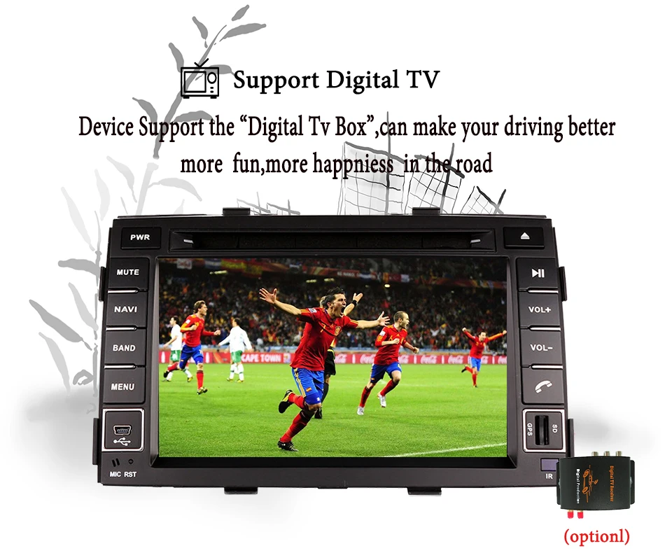 Clearance 2 Din 7" In dash car DVD Player for KIA Sorento 2010-2012 GPS Auto Radio Stereo Headunit Automotive Navigation BT Android 9.0 4G 2