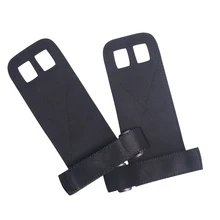 Кожаные гимнастические рукоятки штанга защита ладони перчатки для поддержки запястья для тренировки пульса