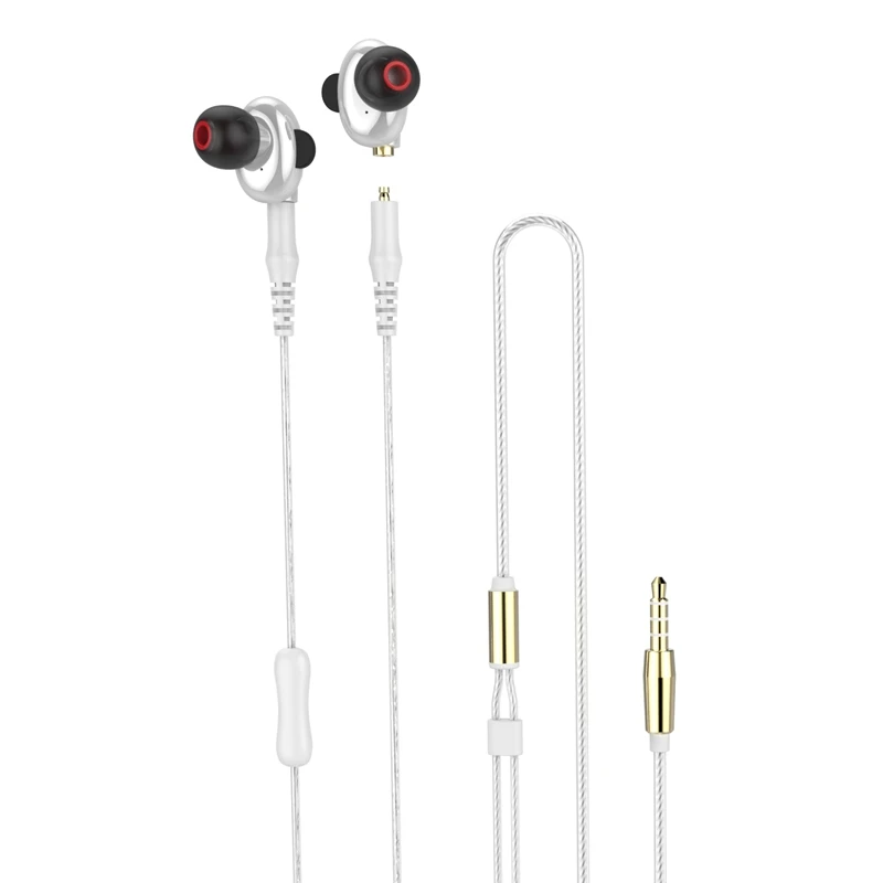 M2 двойной Динамический драйвер HiFi 2-в-1 Беспроводной Bluetooth наушники+ проводные наушники с микрофоном 2 съемных кабелей Earbu