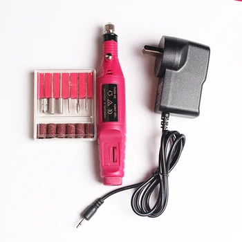 

1 Set Power Electric Manicure Nail Drill Machine Nail Kit Tips Art Pen Pedicure Bits File Tool Feet Care Product