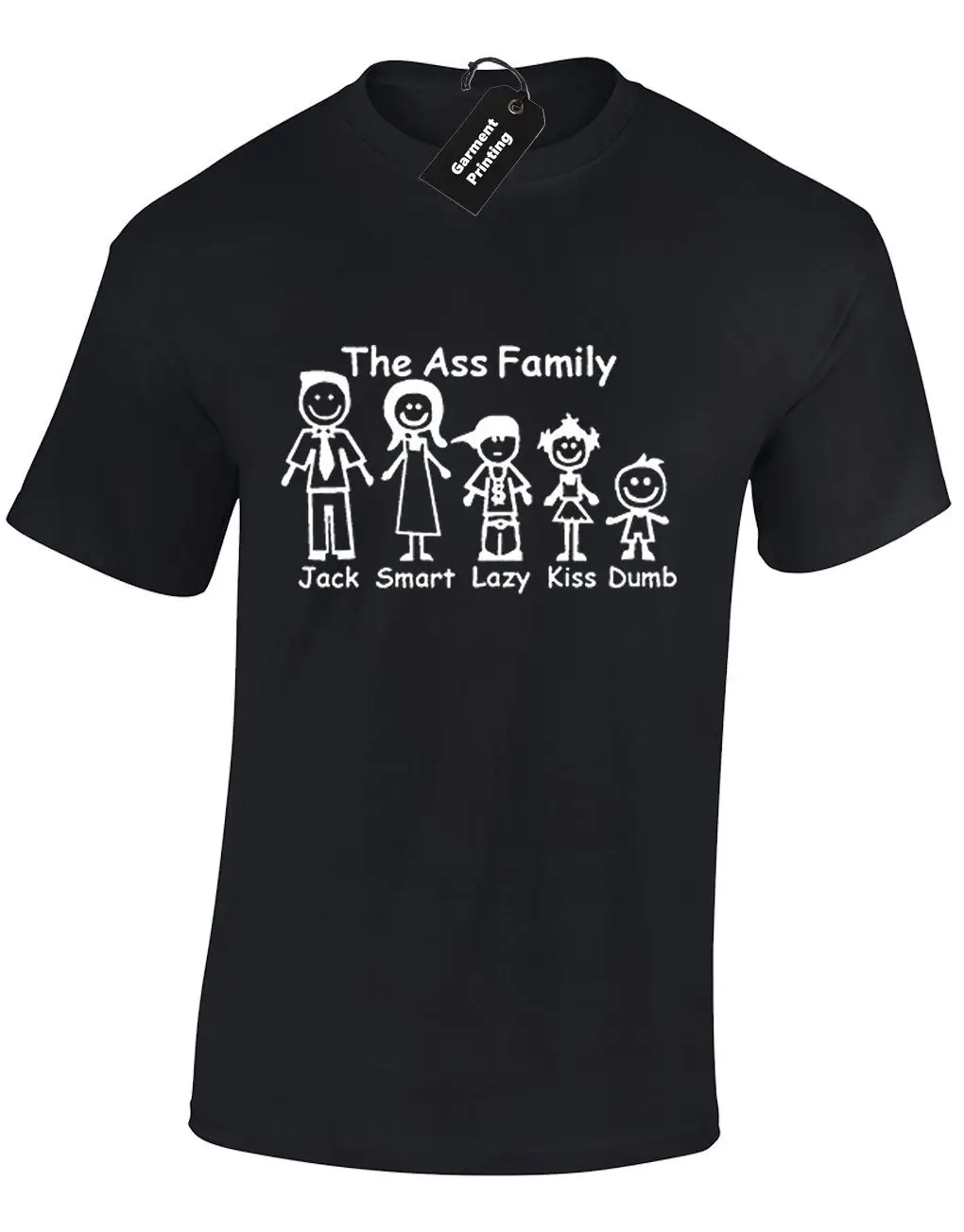 Семейная Мужская футболка с надписью THE ASS забавная новая качественная