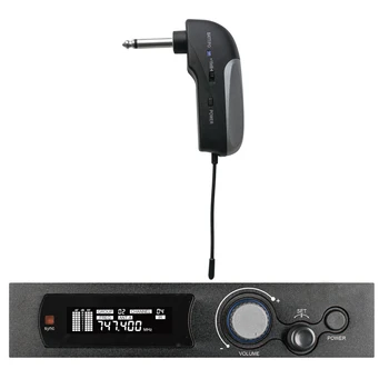 

Wireless Guitar Transmitter Receiver System Guitar Wireless True diversity UHF 100M for Electric Guitar Bass Musical Instrument