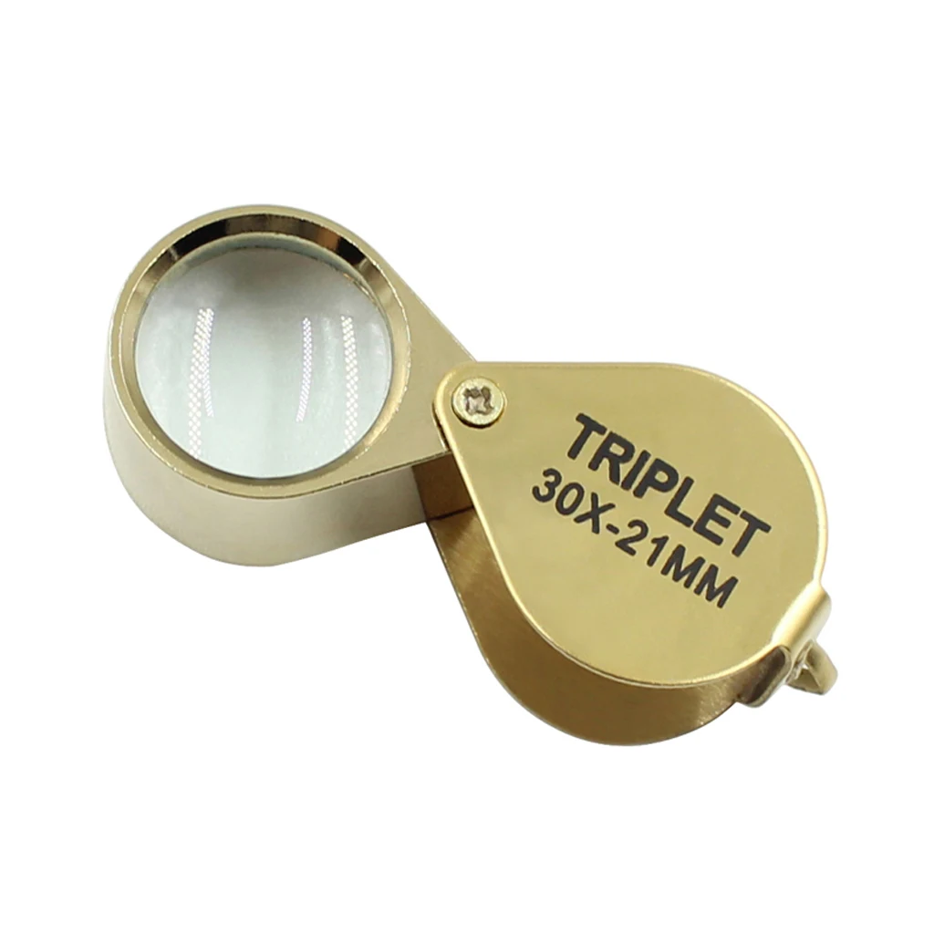 30X 21mm Jewelers Eye Loupe Magnifier Magnifying Glass Jeweler Tool for Watch Making Inspecting Jewelry