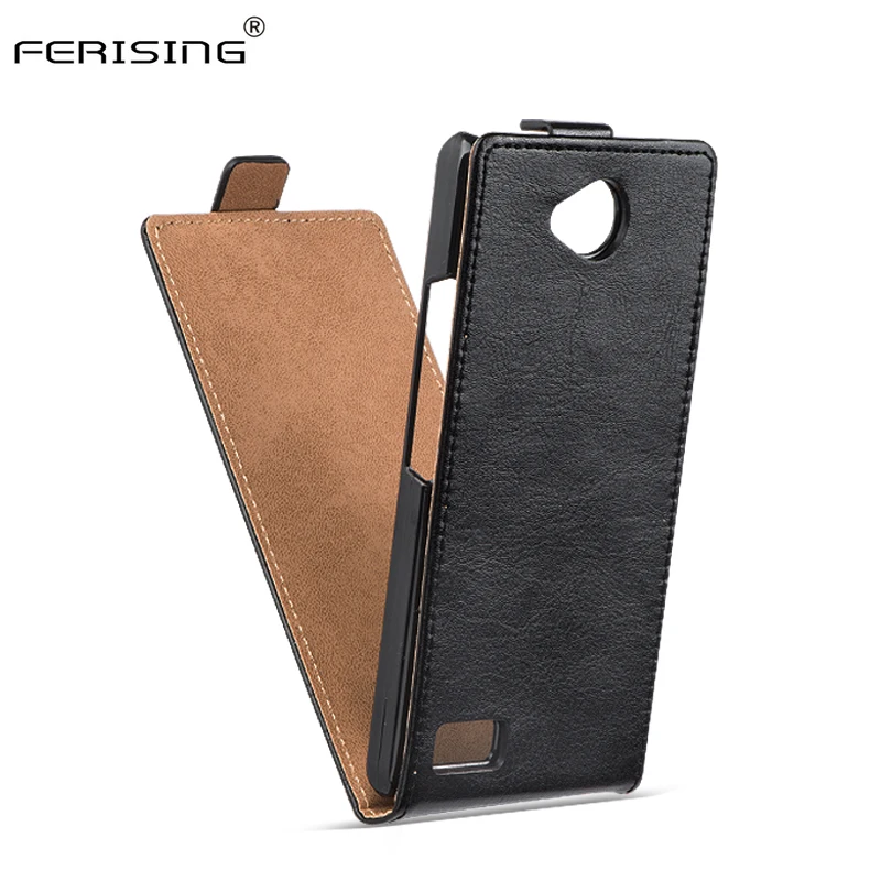 Beli ZTE V830 Case Flip Leather Cover untuk ZTE Blade G Lux Korea Gaya Baru Keras ZTE L3 Telepon Kasus Ponsel tas Telepon Ferising P002