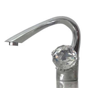 

Free ship Chrome Finish Two crystal Handles Centerset Bathroom Sink Faucet mixer NEW