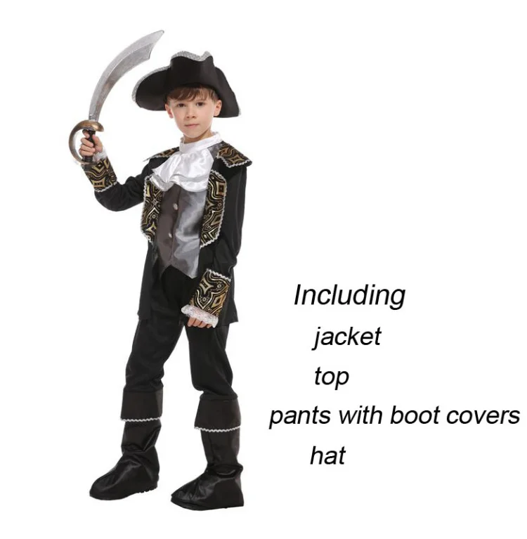 Umorden костюмы на Хэллоуин для мальчик мальчики дети пиратский костюм Fantasia Infantil косплей одежда