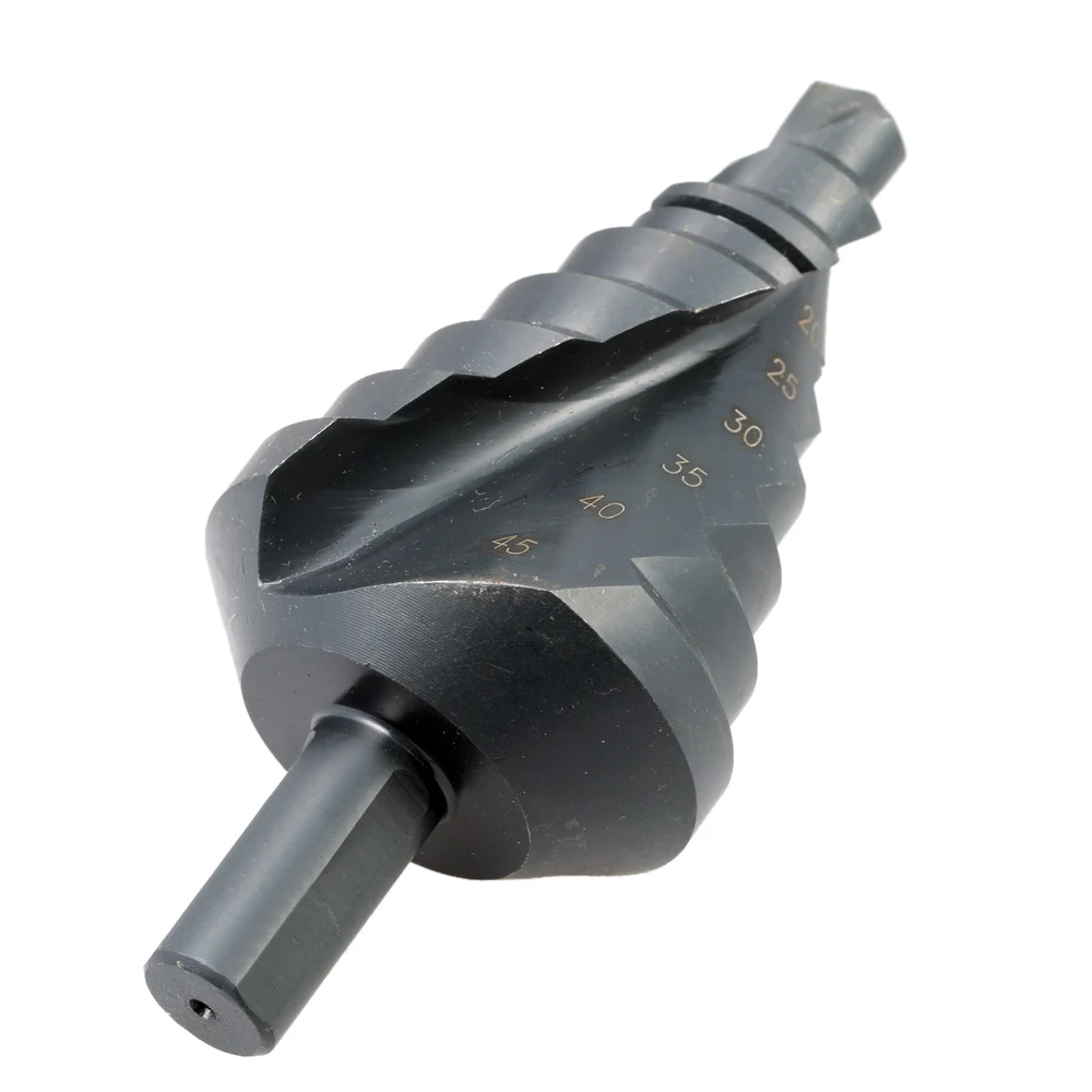 10-45mm High Quality HSS Spiral Groove Step Drill Excellent Pagoda Drill Essential Hole Cutting Tool wood tool punte trapano 10-45mm High Quality HSS Spiral Groove Step Drill Excellent Pagoda Drill Essential Hole Cutting Tool wood tool punte trapano