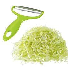 1PCS Kitchen Tools Salad Vegetables Peelers Cabbage Wide Mouth Fruit Peeler Stainless Steel Knife Kitchen Accessories On Sale