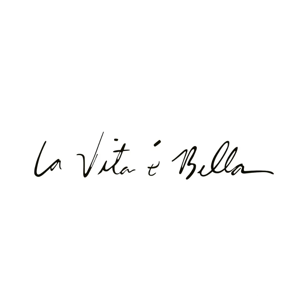

1Piece Life Is Beautiful Car Stickers Black White Styling Stick Personality Waterproof Vinyl Decal la vita e bella Car Stickers