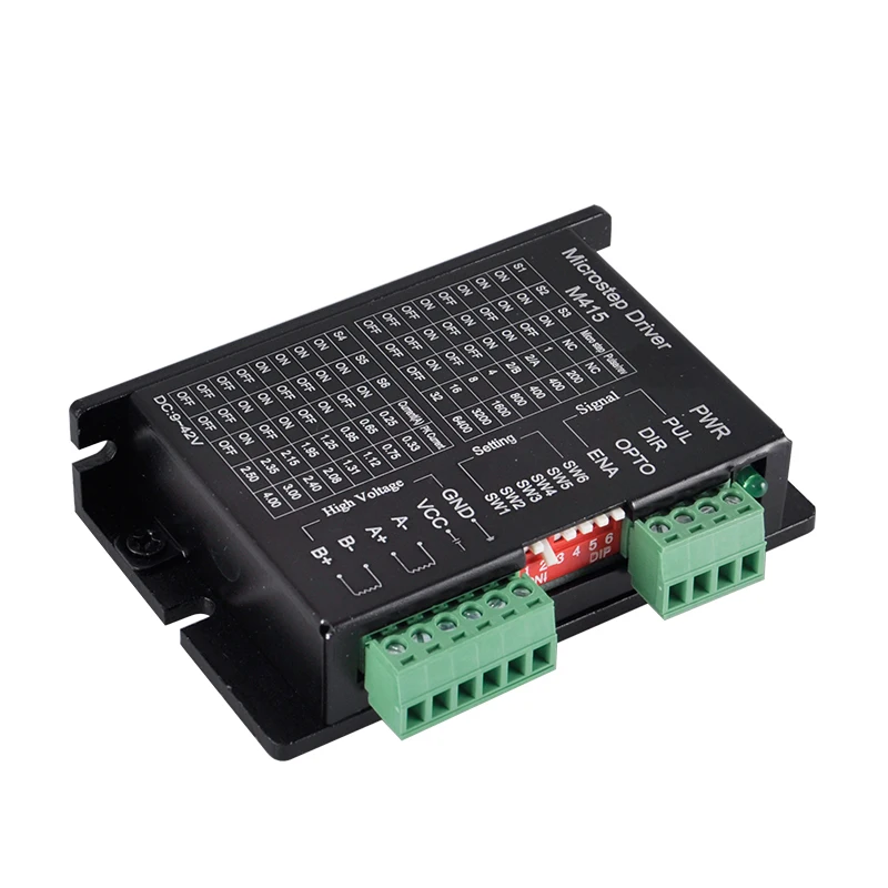 

3pcs/lot M415 Driver 4A Stepper Motor Driver Low Noise Controller Two Phase Hybrid Drive For 3D Printer Engraver Machine
