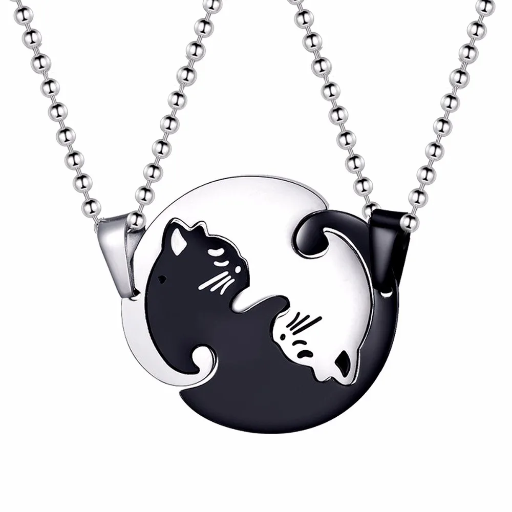 Us Stock Uloveido Matching Cat Necklace 