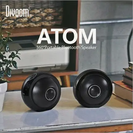 

Divoom Atom wireless Bluetooth speaker outdoor portable subwoofer speaker mobile phone call audio 30W