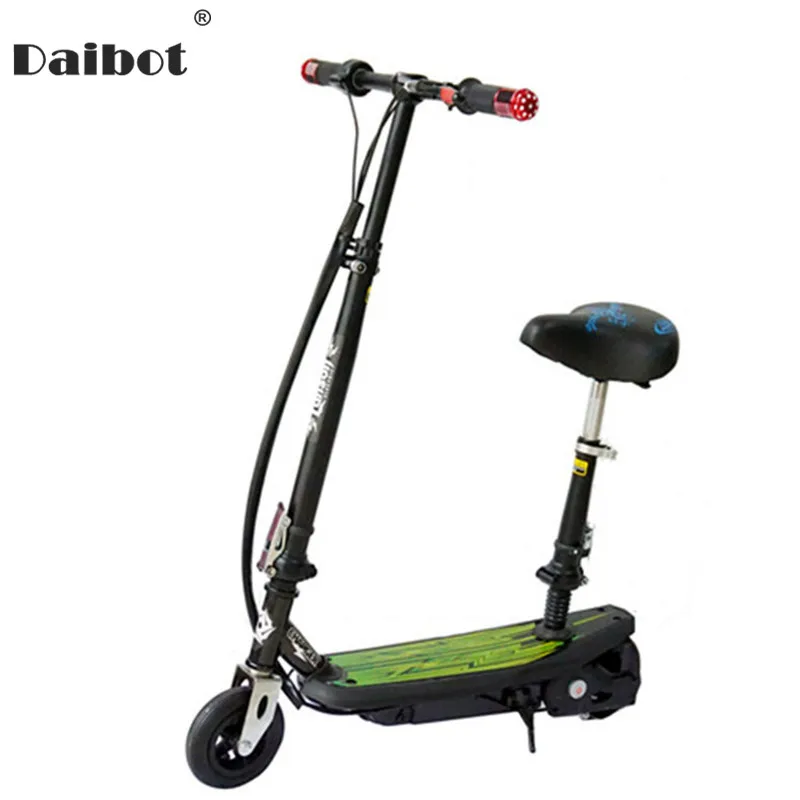 

Daibot Electric Scooter With Seat For Kids Adults Two Wheel 6.5 Inch 24V 150W Portable Folding Mini Electric Skateboard