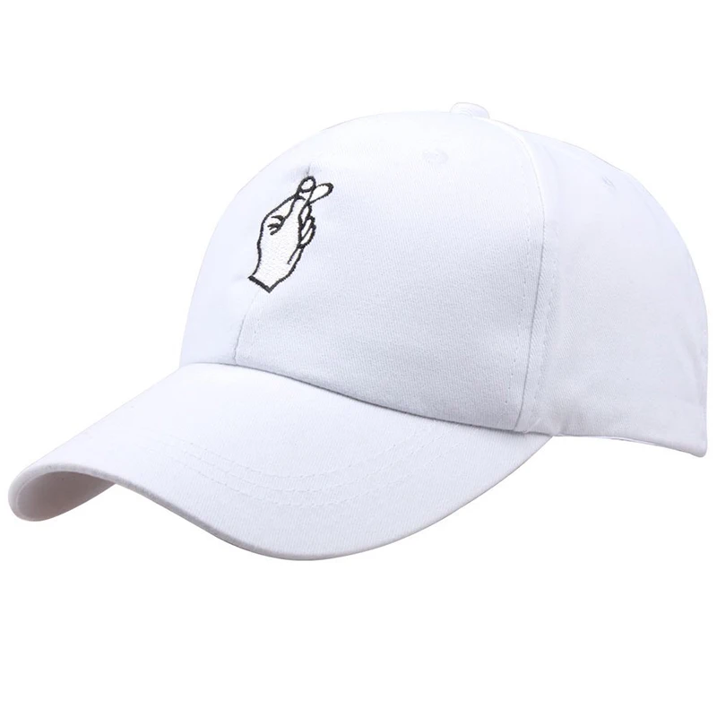 Unisex Embroider Baseball Cap Heart Love Gestures Finger Snapback Hat Novelty Women Men Summer Fashion Golf Casual Hats CP0044 (3)