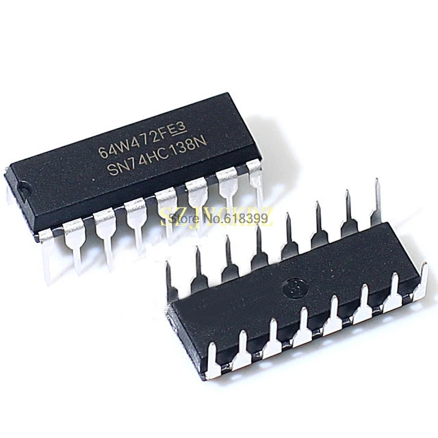 

Dip-16 Straight Plug Three Eight Decoder IC 74hc138