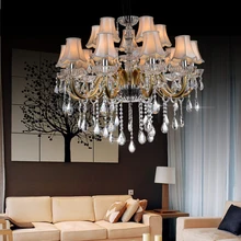 Современная роскошь хрустальная люстра гостиная огни лестницы K9 кристалл лампы из светодиодов спираль хрустальная люстра ресторан огни домашнего освещения Бюджет хрустальная люстра хрустальная люстра с подвесками
