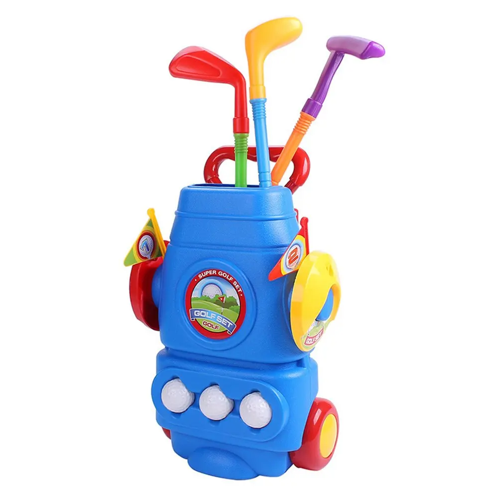 Golf Toy Set With Three Balls Sports Colourful Developmental Toys