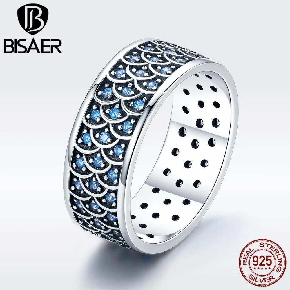 

Vintage 100% 925 Sterling Silver Petals of Love Sweet Blue CZ Ladies Finger Rings for Women Engagement Ring Jewelry S925 Gift