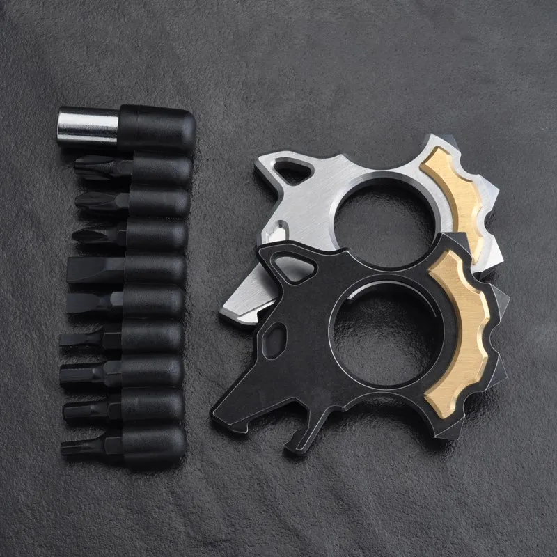 

TC4 Titanium Tool Kit EDC Phillips Slotted Tool Mini Dismountable Multifunctional EDC Screwdriver