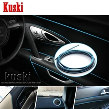 Car PVC Decorative Strip Stickers For Hyundai Solaris Tucson 2016 I30 IX35 I20 Accent Santa Fe Citroen C4 C5 C3 C2 Accessories