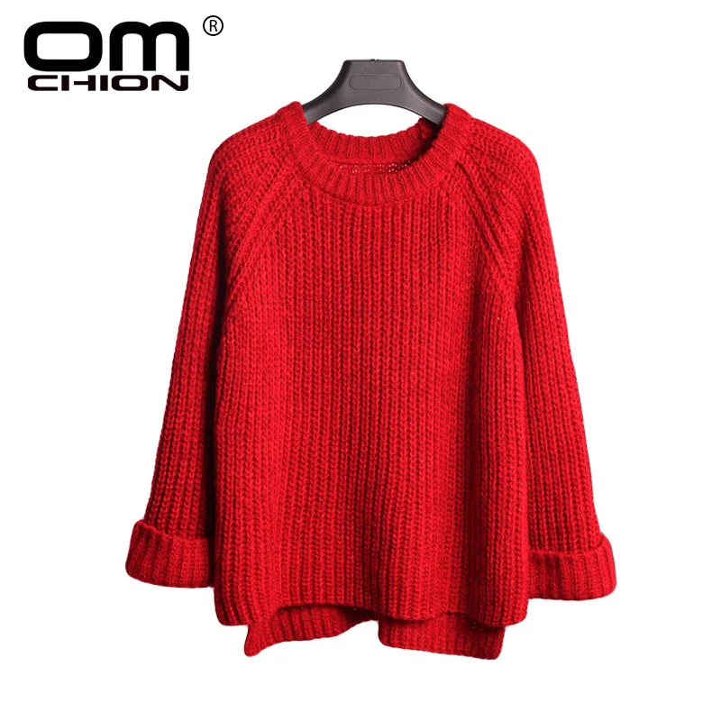 OMCHION New 2017 Fashion Autumn Winter Women Sweaters And Pullovers Loose Knitting Sweater Casual Patchwork Pullover Tops Bsw107 OMCHION New 2017 Fashion Autumn Winter Women Sweaters And Pullovers Loose Knitting Sweater Casual Patchwork Pullover Tops Bsw107