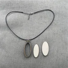 WRMHOM Mini 46*23mm bordado ovalado aro Marco de bordado de madera 1,8*0,9 pulgadas costura a mano Cruz de aro marco aro(China)