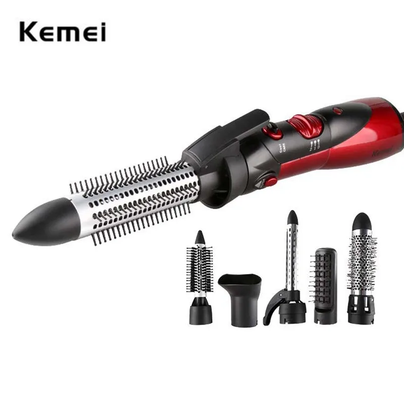 

Kemei 7 in1 Professional Hair Dryers fan Multifunction Hair for Curler Portable Secador de Cabe Curler Straightener Iron KM-585