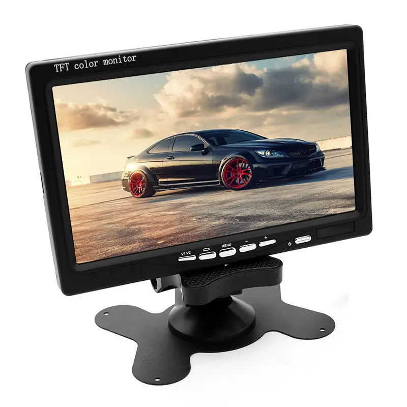 800*480 HD 7 дюймов TFT LCD цветной цифровой видеорегистратор монитор парковки заднего