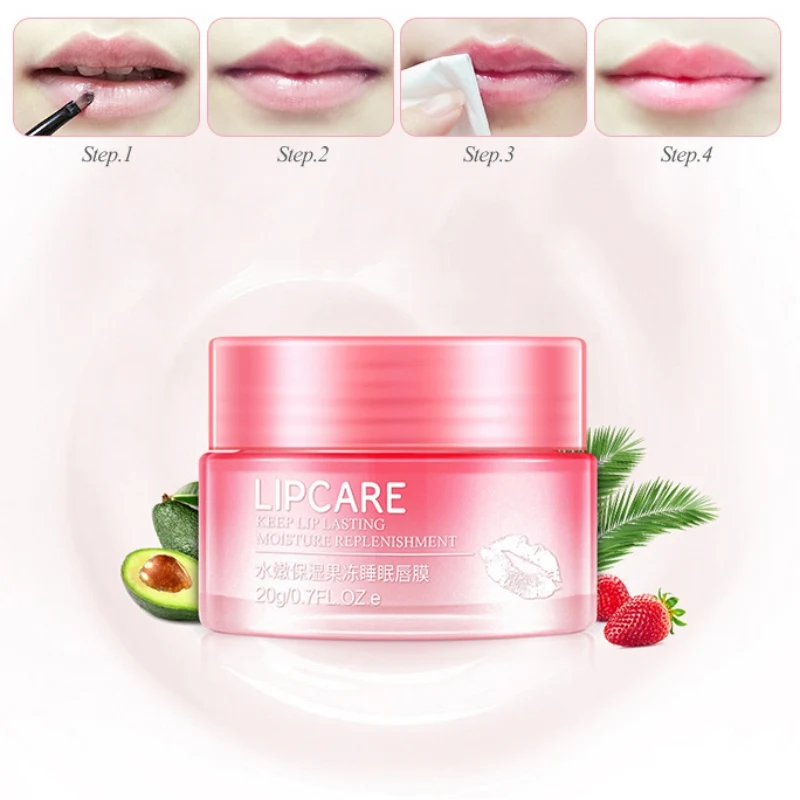 Lip Sleeping Mask Exfoliator Lips Balm Moisturizer Nourish Lip Plumper