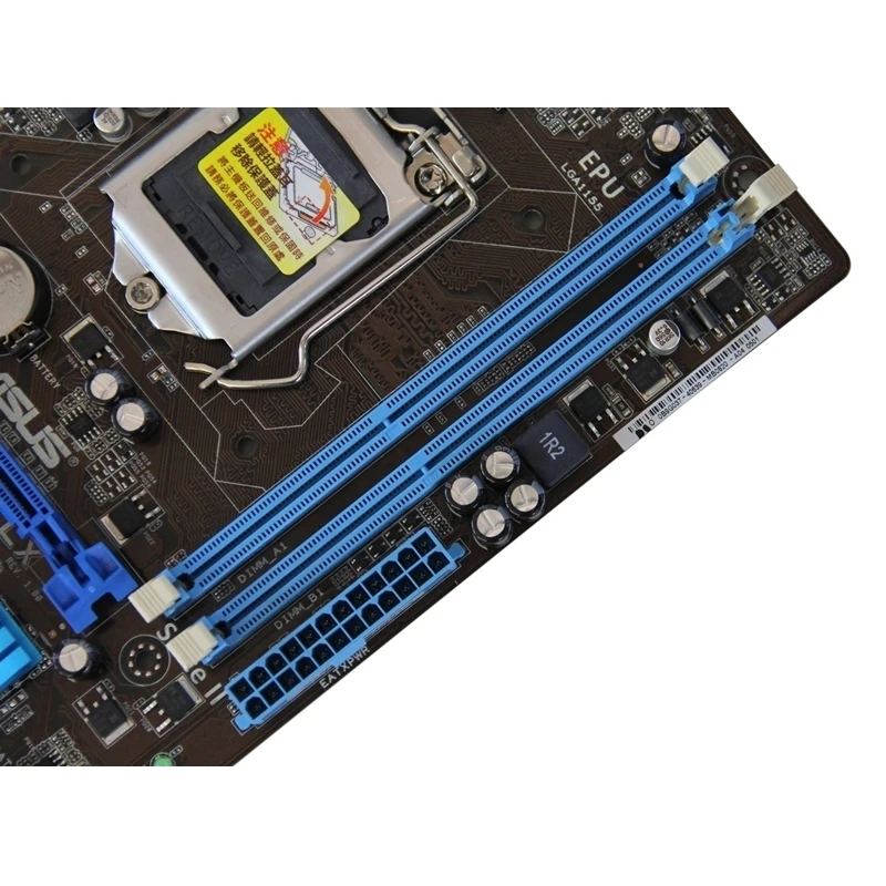 Для Intel H61 ASUS P8H61-M LX материнская плата DDR3 16GB Socket LGA 1155 настольная материнская плата uATX системная плата VGA USB2.0 SATA II б/у