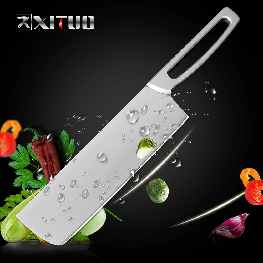 XITUO кухонный нож повара японский Sashimi Santoku для нарезки серый титан поверхность