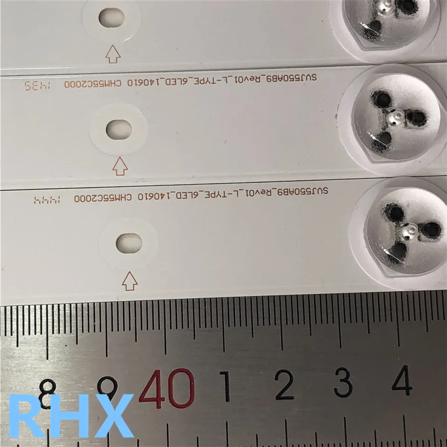 24 шт./лот для Changhong LED55d2000i ЖК-подсветка лампы полосы LED55C2080i лампы полосы LED55C2000i свет полосы