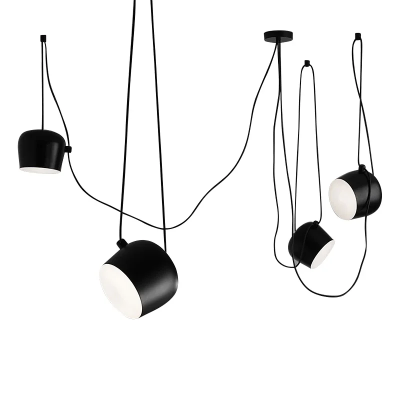 Us 36 3 34 Off Wongshi Diy Spider Black White Drum Pendant Lamp Aim Commander Office Model Room Minimalist Light In Us 36 3 34 Off Wongshi Diy Spider Black White Drum Pendant Lamp Aim Commander Office Model Room Minimalist Light In