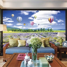 Qingchun Пользовательские печати 3D Ткань и текстильные обои для Росписи Стен матовый шелк для Гостиная Цветок Пейзаж Небо фон Топ