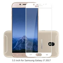 Защитное закаленное стекло для samsung Galaxy J7 Pro версия ЕС SM-J730F 7,0 Защитное стекло для экрана J72017