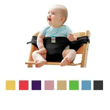 

Baby chair Safety Belt Stretch Wrap Harness Carrier Portable Infant Seat Lunch Dining Chair Fix Cover Strap