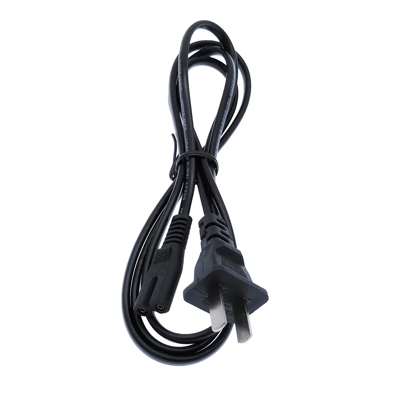 cable eléctrico ue enchufe de alimentación c7 figura 8 cable de ca 1,5  metro 220v 2.5a 0,75mm/2c 2-prong cable de alimentación para ps4 ps3  delgado ps2