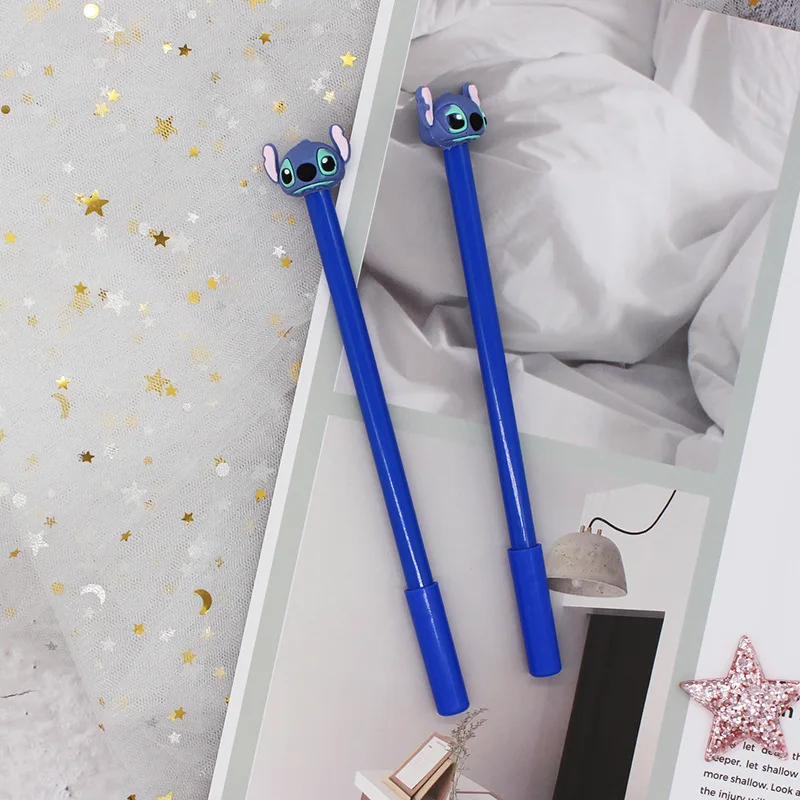 

Kawaii Stitch Monster Ballpoint Pen Cartoon Funny Gel Pen Cute Signature pen Stationery Office School Supplies Black 0.38mm Pen