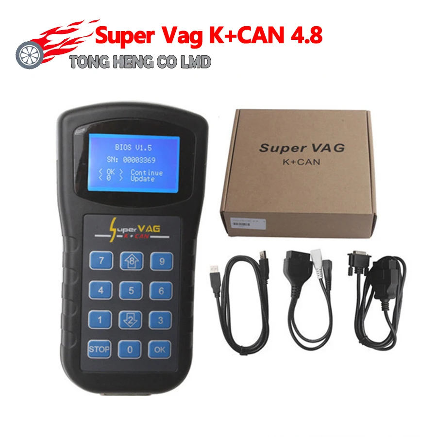 

Hot Sell Super Vag K Can V4.8 Newest Version Super Vag K+Can V4.8 Commander Super VAG 4.8 Odometer Correction Multi-Language