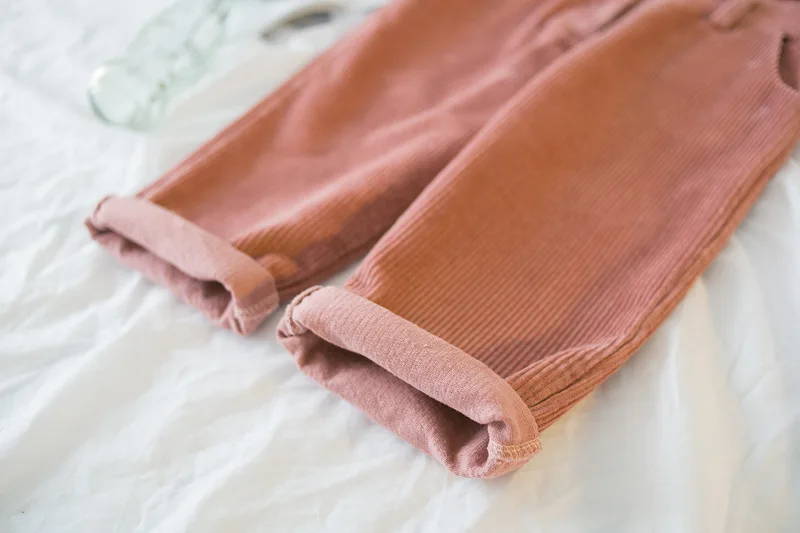 Hot selling autumn kids child 2018 clothes children overall pants for boys trousers girls corduroy pants jumpsuit for girls kids (7)