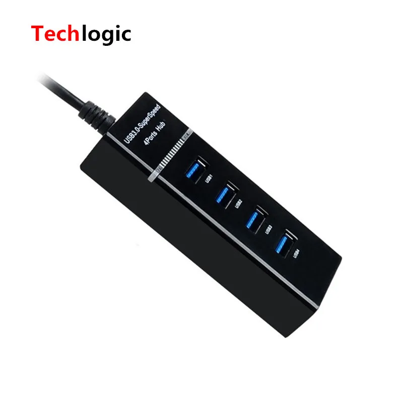 Usb концентратор 3 0 Супер Скоростной с 4 портами USB внешние коннекторы usb сплиттер