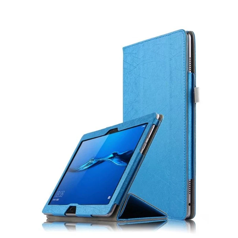 Кожаный чехол для Media Pad M3 Lite 10 флип с подставкой и магнитной застежкой Huawei Mediapad 1